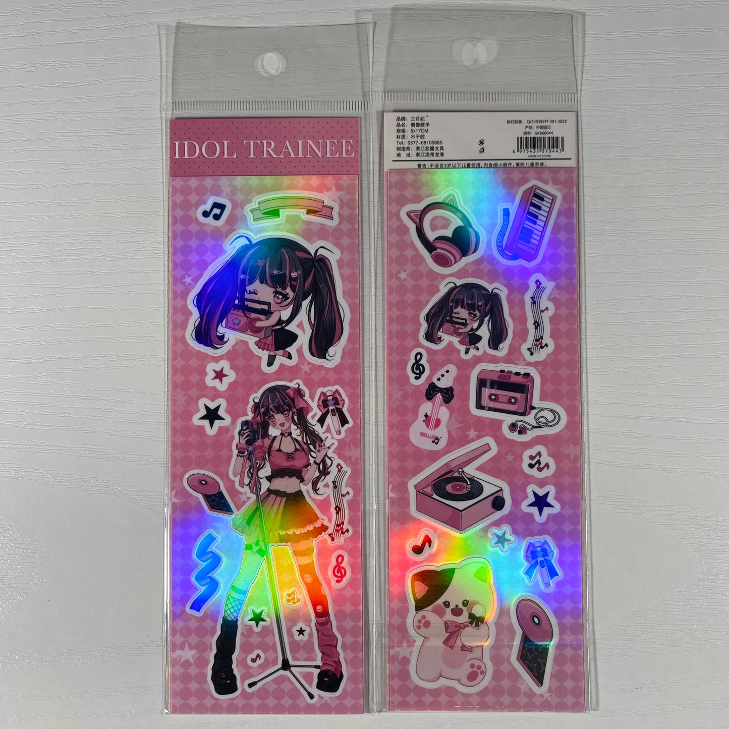 Anime Girl Sticker Sheets (Small)