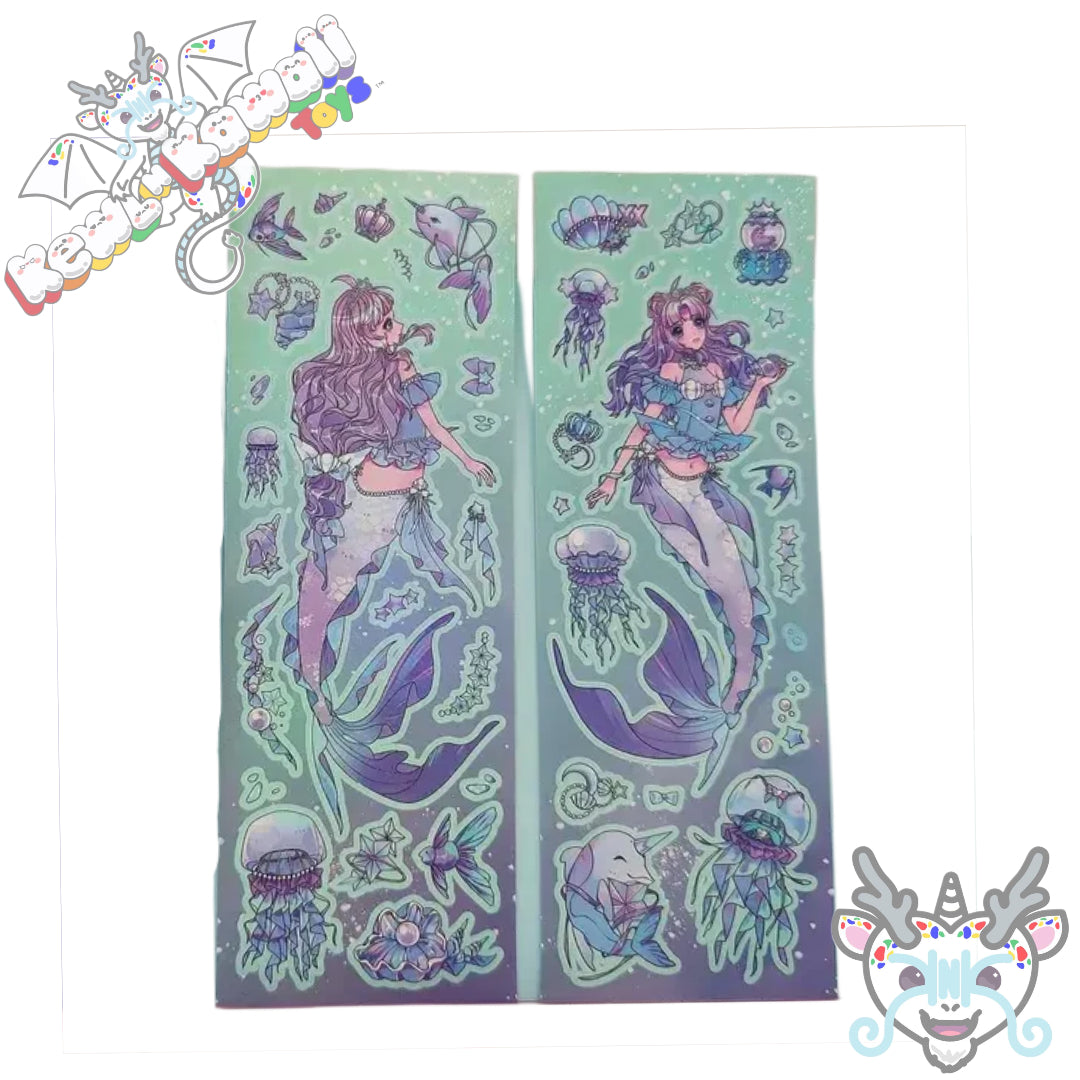 Anime Girl Sticker Sheets (Small)