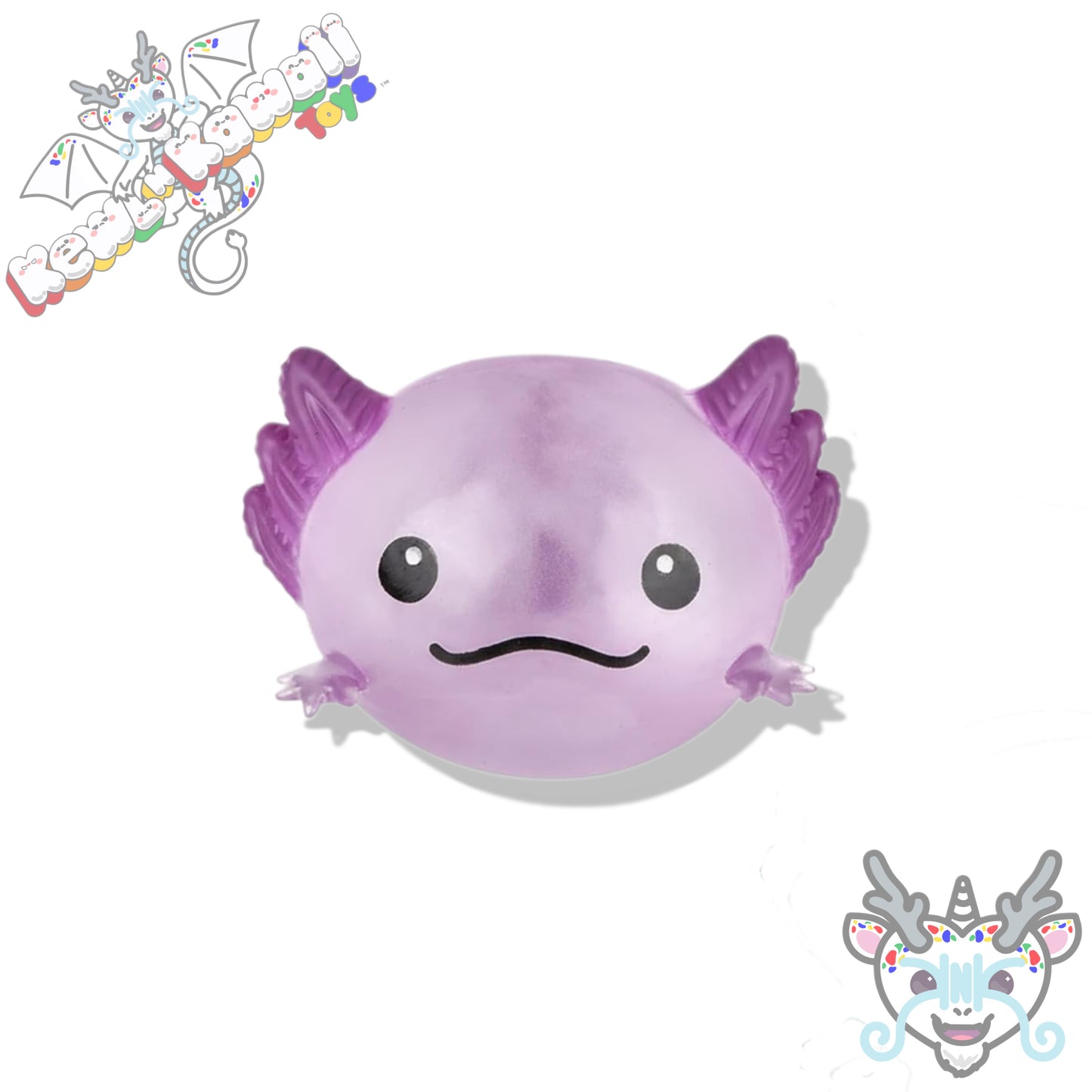 Squishy Axolotl Splat Ball Fidget