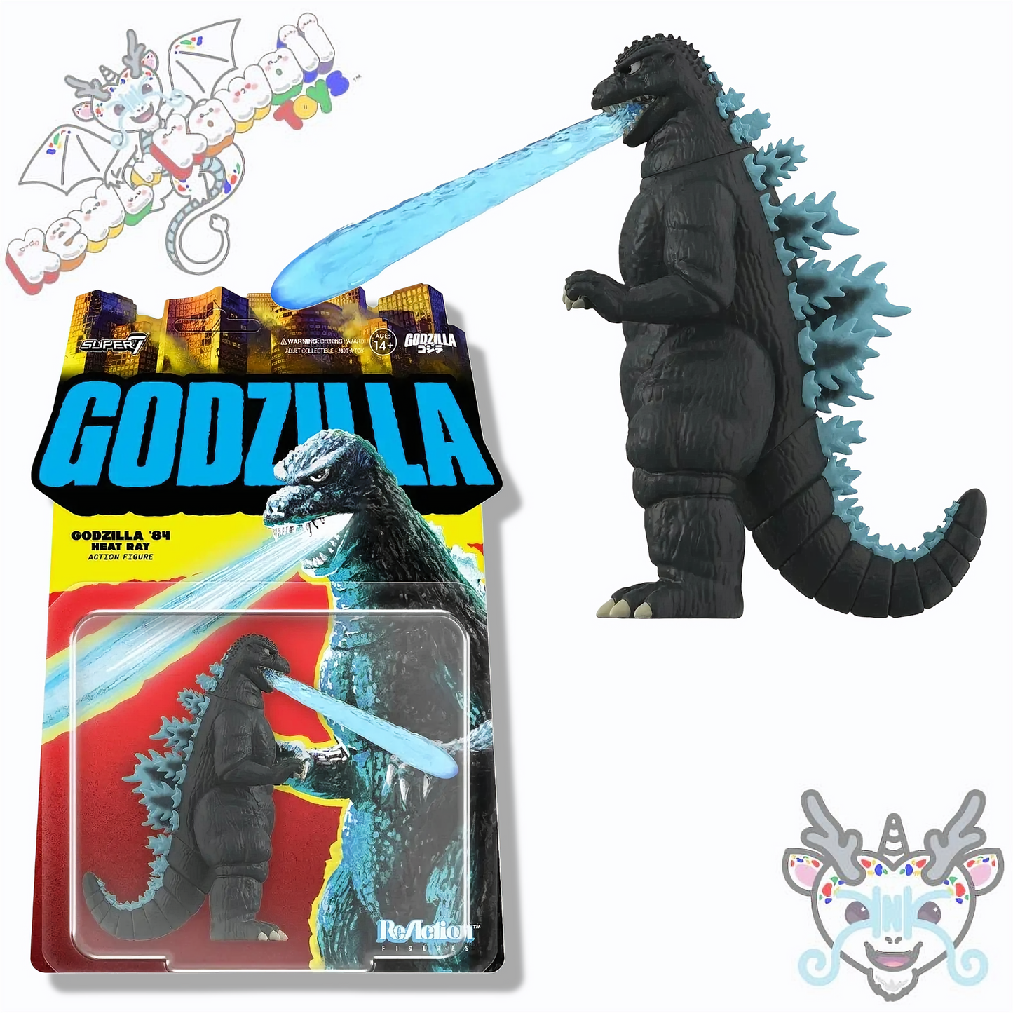 Godzilla 4" Action Figures