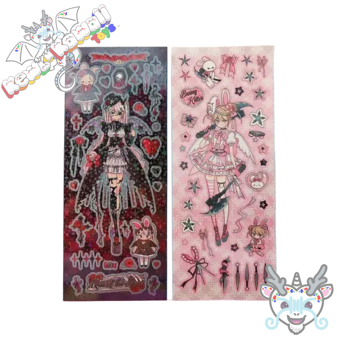 Anime Girl Sticker Sheets (Small)