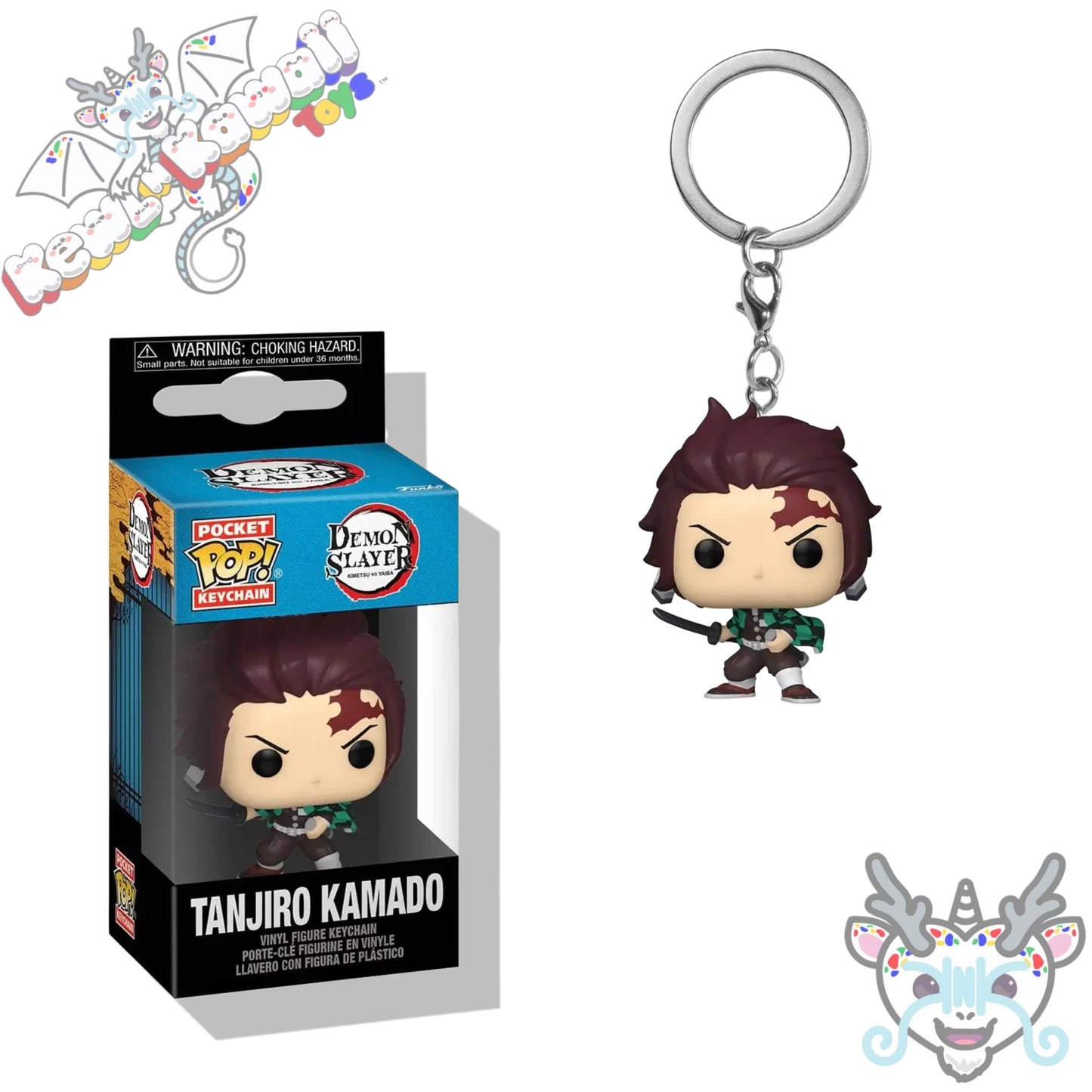 Demon Slayer Pocket Keychain Funko Pop
