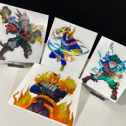 My Hero Academia UV Decal Stickers