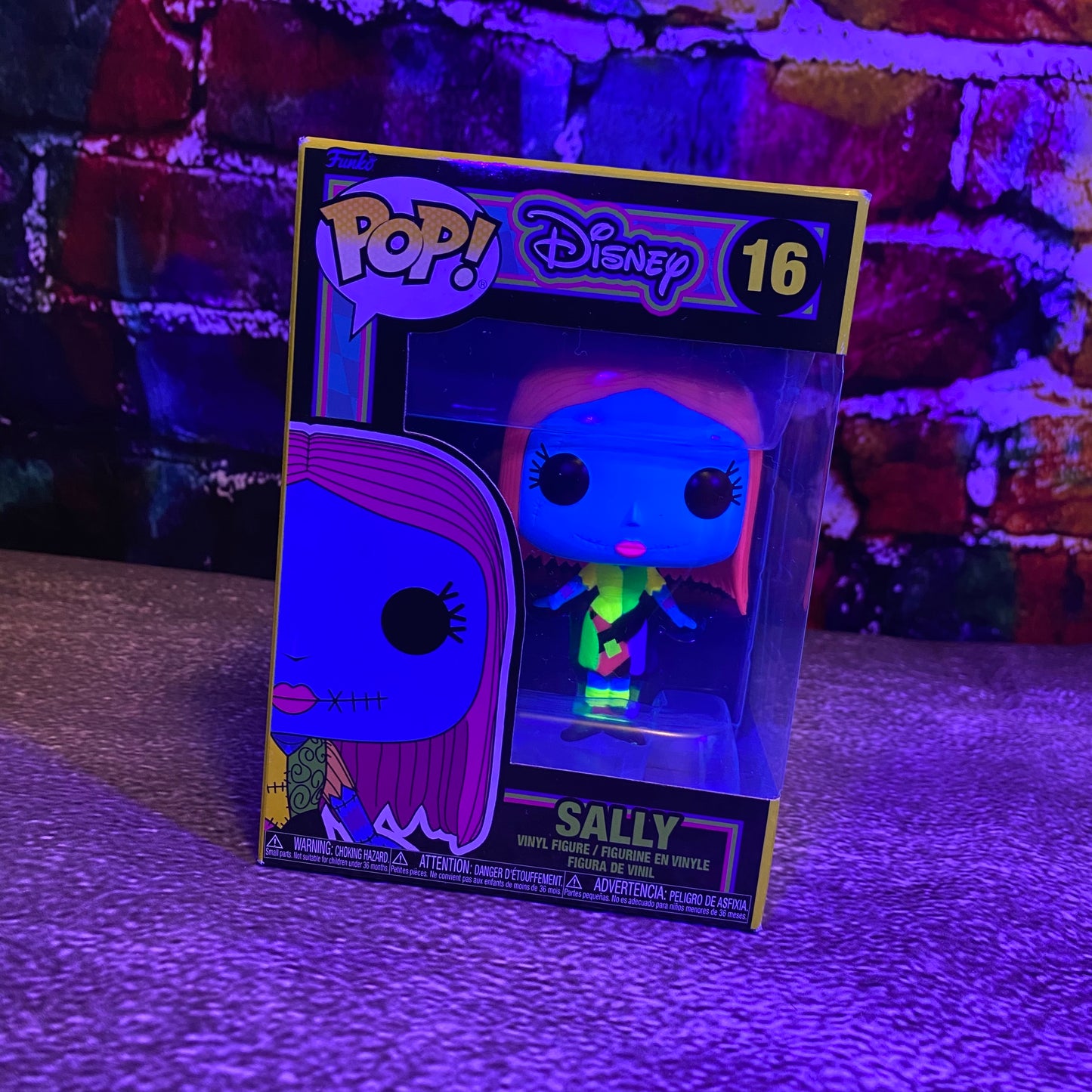 Nightmare Before Christmas Funko Pop! Sally 16 (Blacklight)
