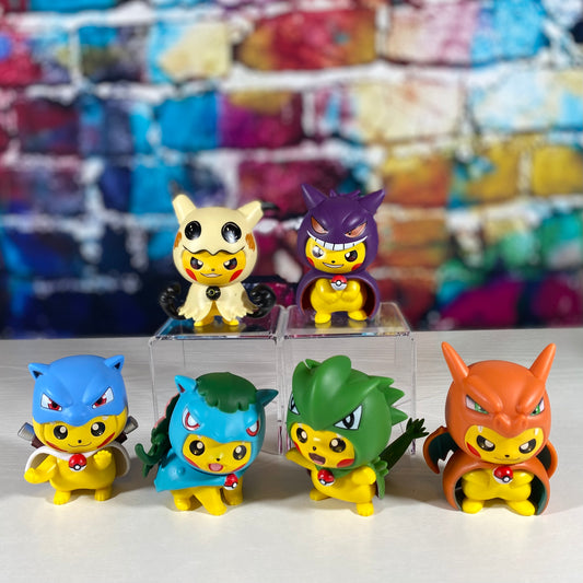 Pikachu Costume Miniature Figures