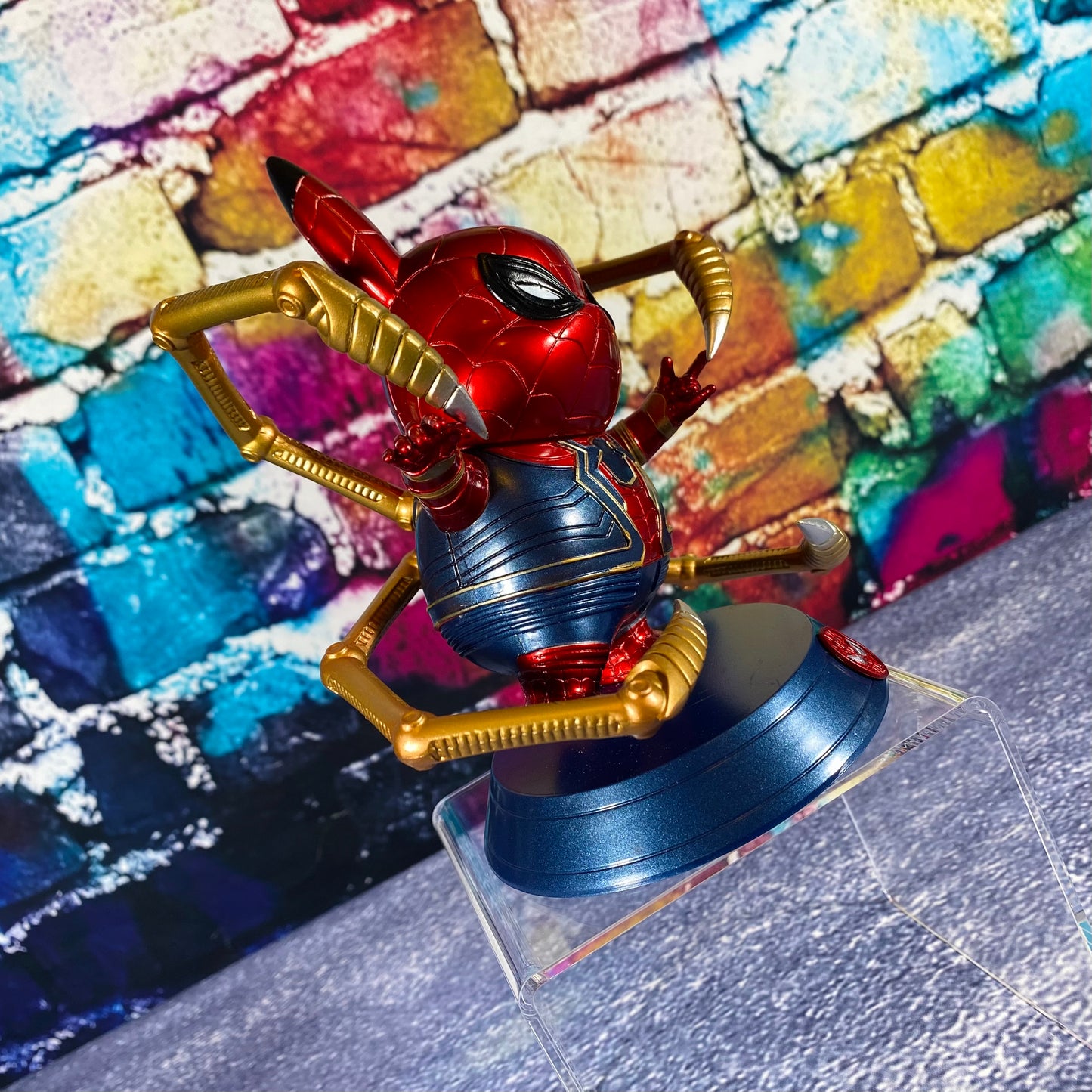 Pikachu Costume Iron Spider Figure