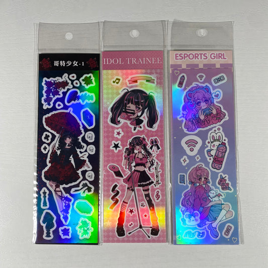 Anime Girl Sticker Sheets (Small)
