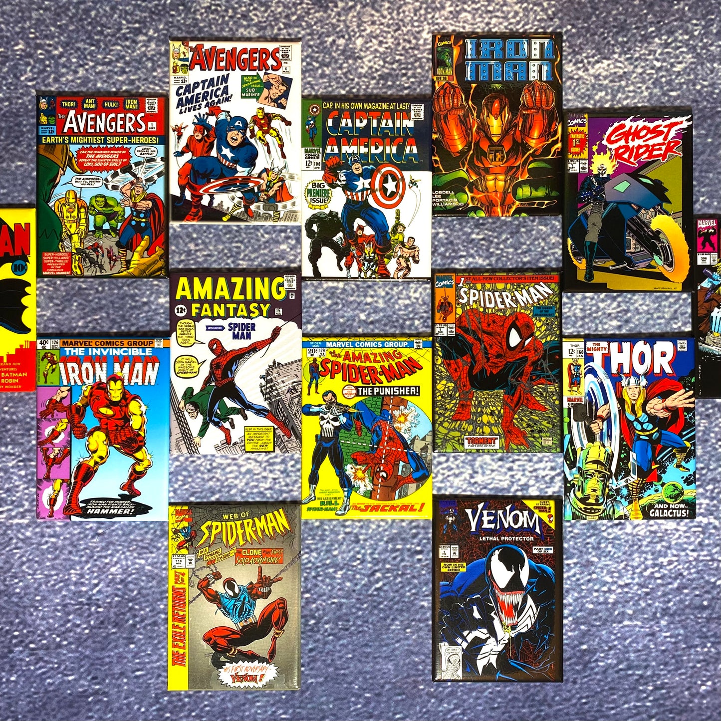 Marvel Comic Book Art Magnets