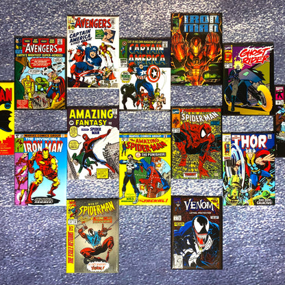 Marvel Comic Book Art Magnets
