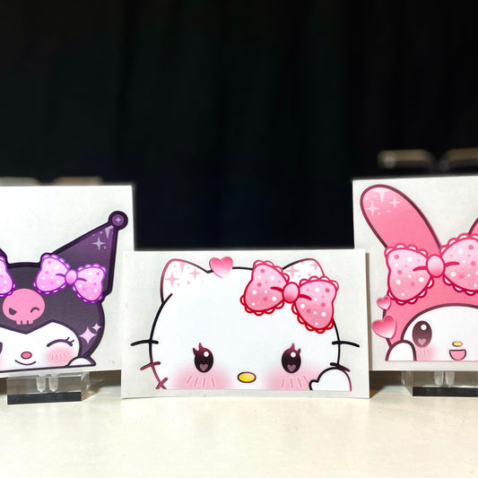 Sanrio UV Decal Sticker Peekers