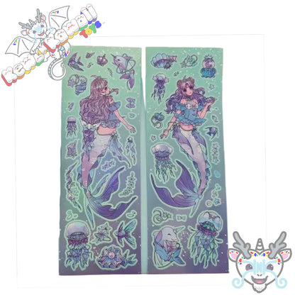 Anime Girl Sticker Sheets (Small)