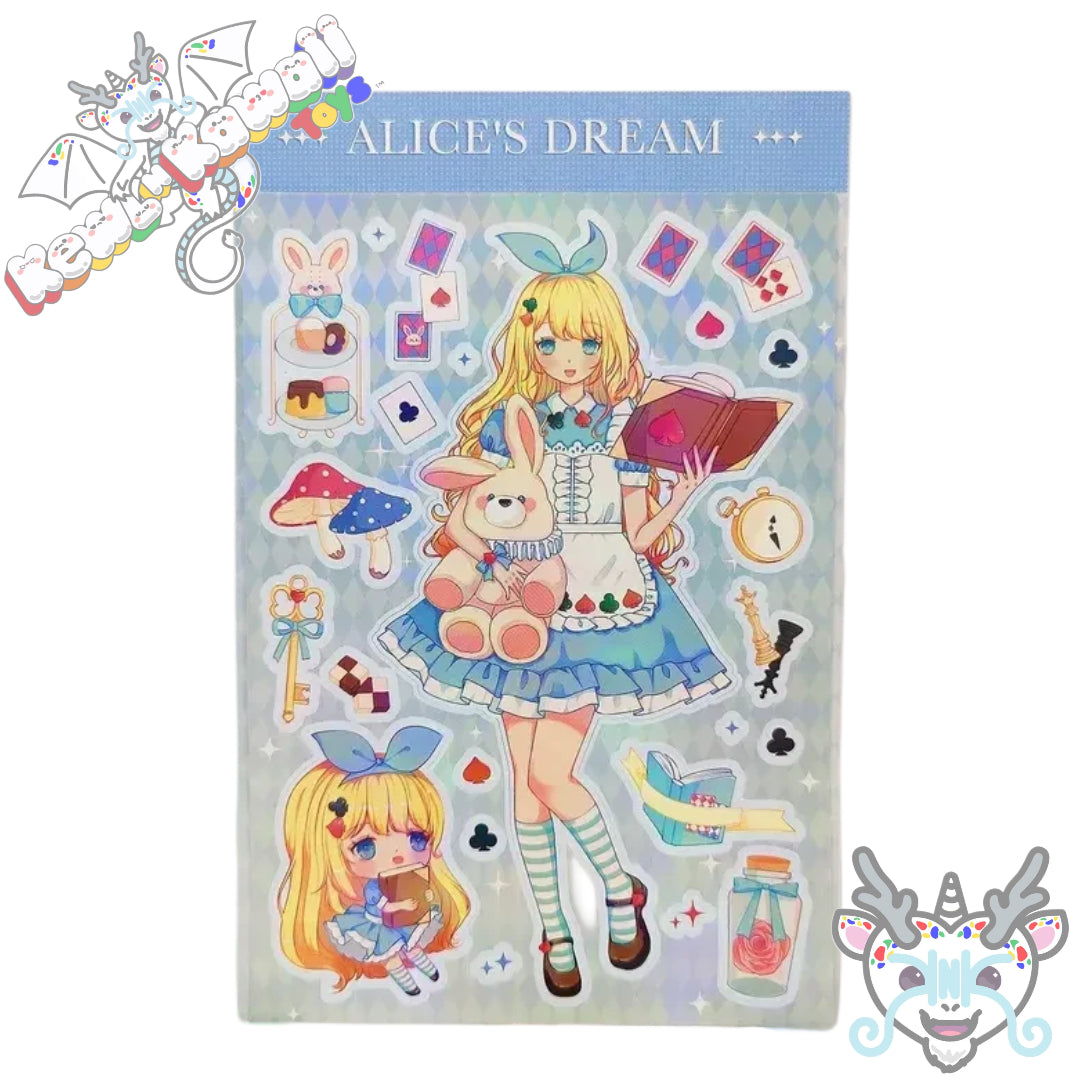 Anime Girl Art Sticker Sheets