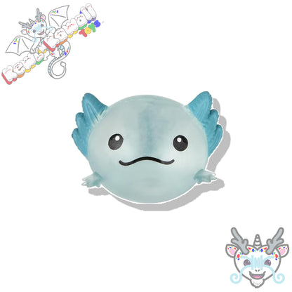 Squishy Axolotl Splat Ball Fidget