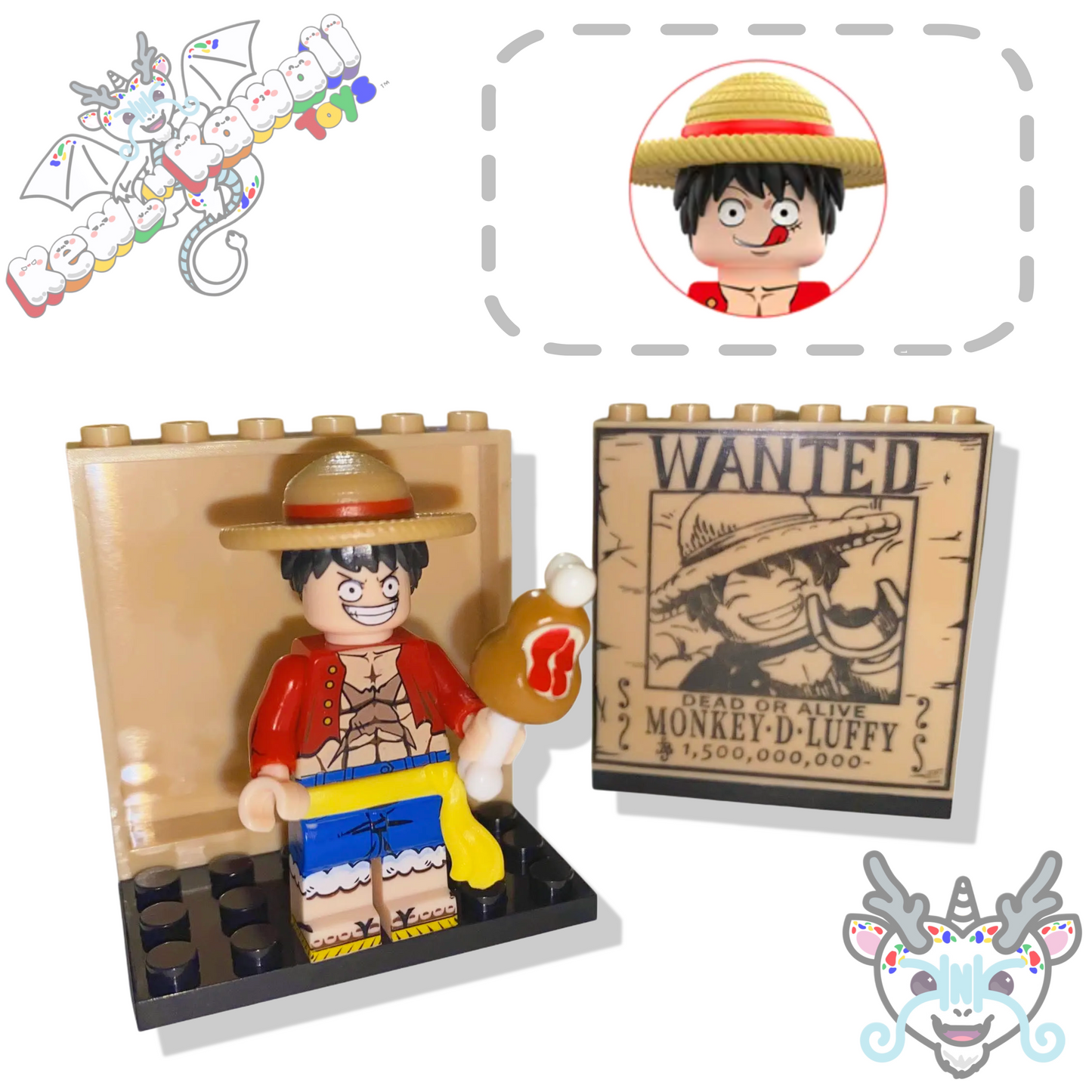 One Piece Lego Compatible Brick Figures