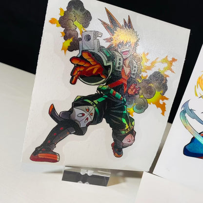 My Hero Academia UV Decal Stickers