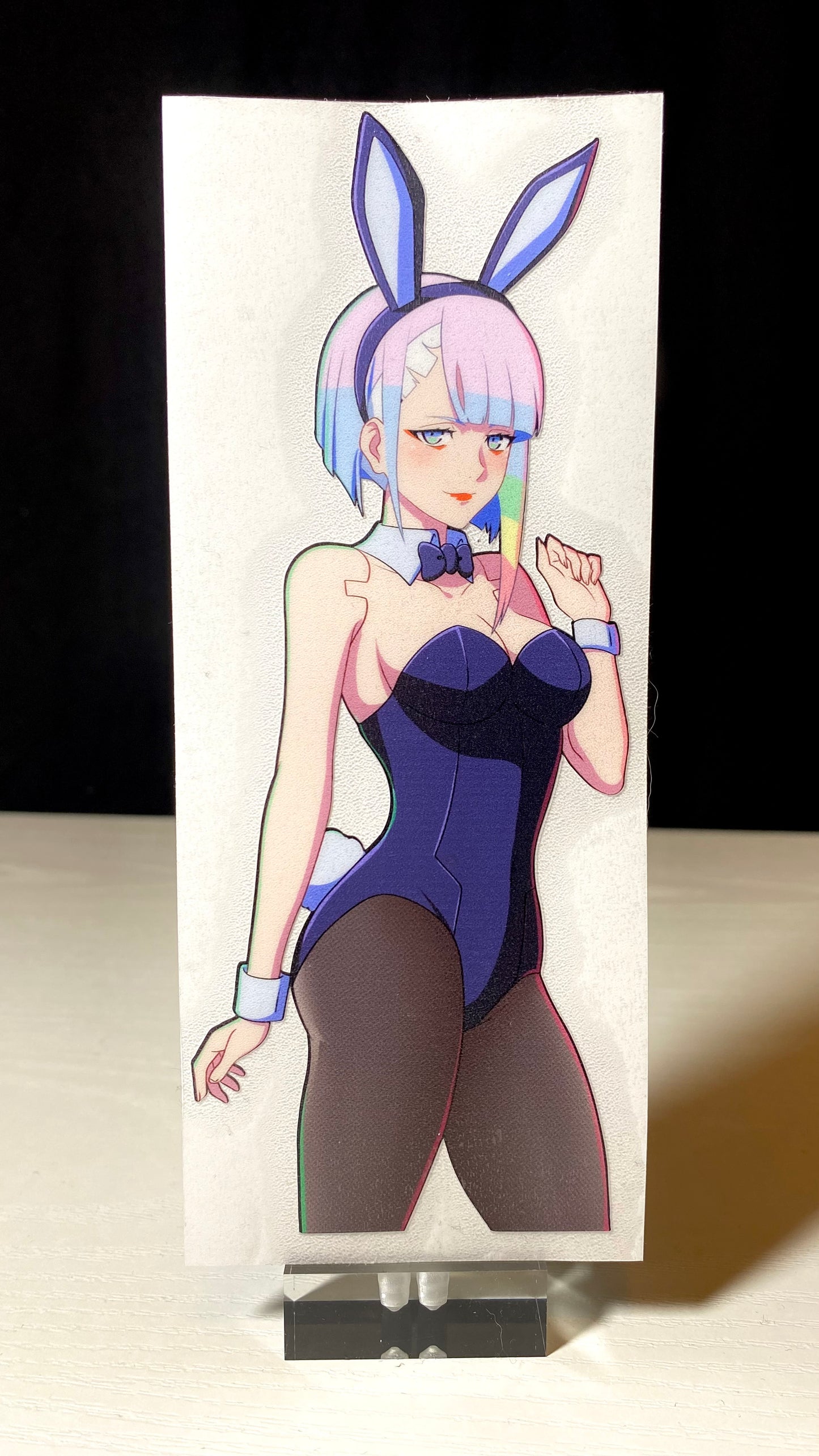 Bunny Outfit Anime Girls UV Decal Stickers