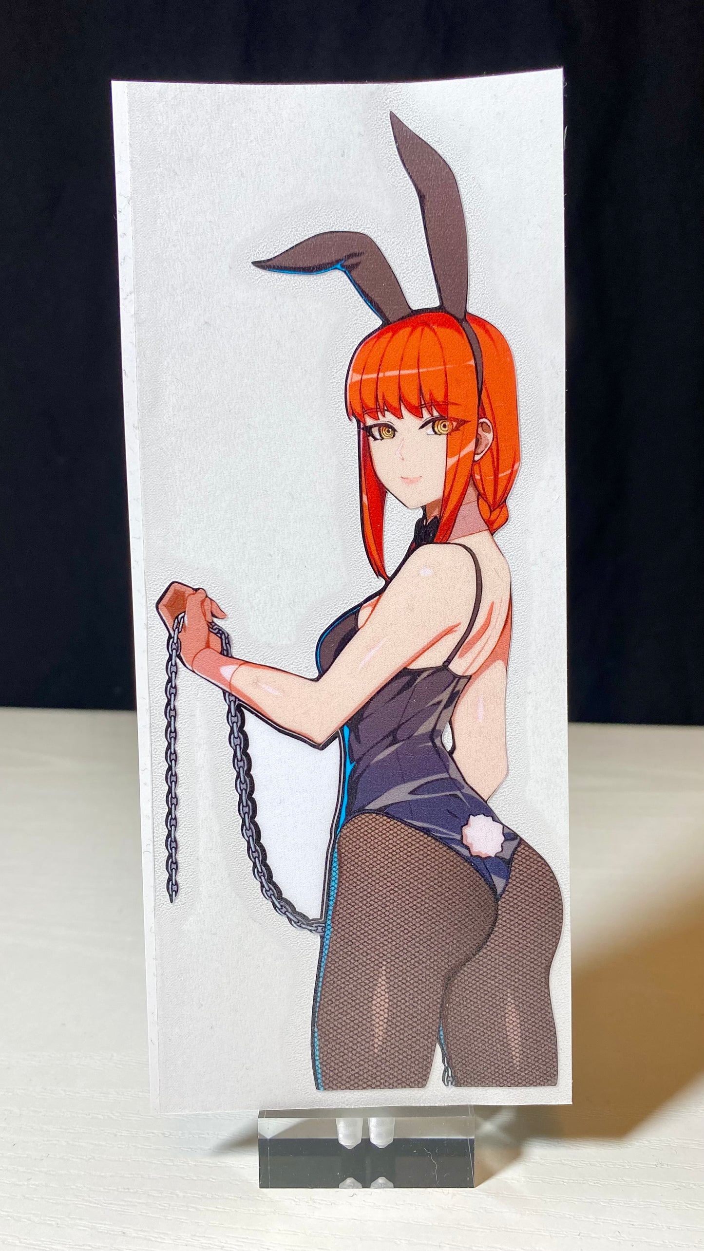 Bunny Outfit Anime Girls UV Decal Stickers